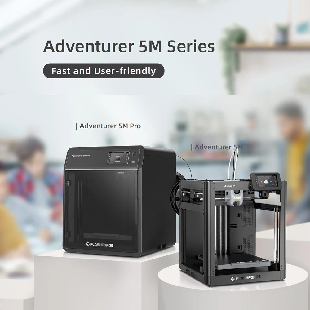Flashforge Adventurer 5M 3d Printer High Speed Full-auto Leveling