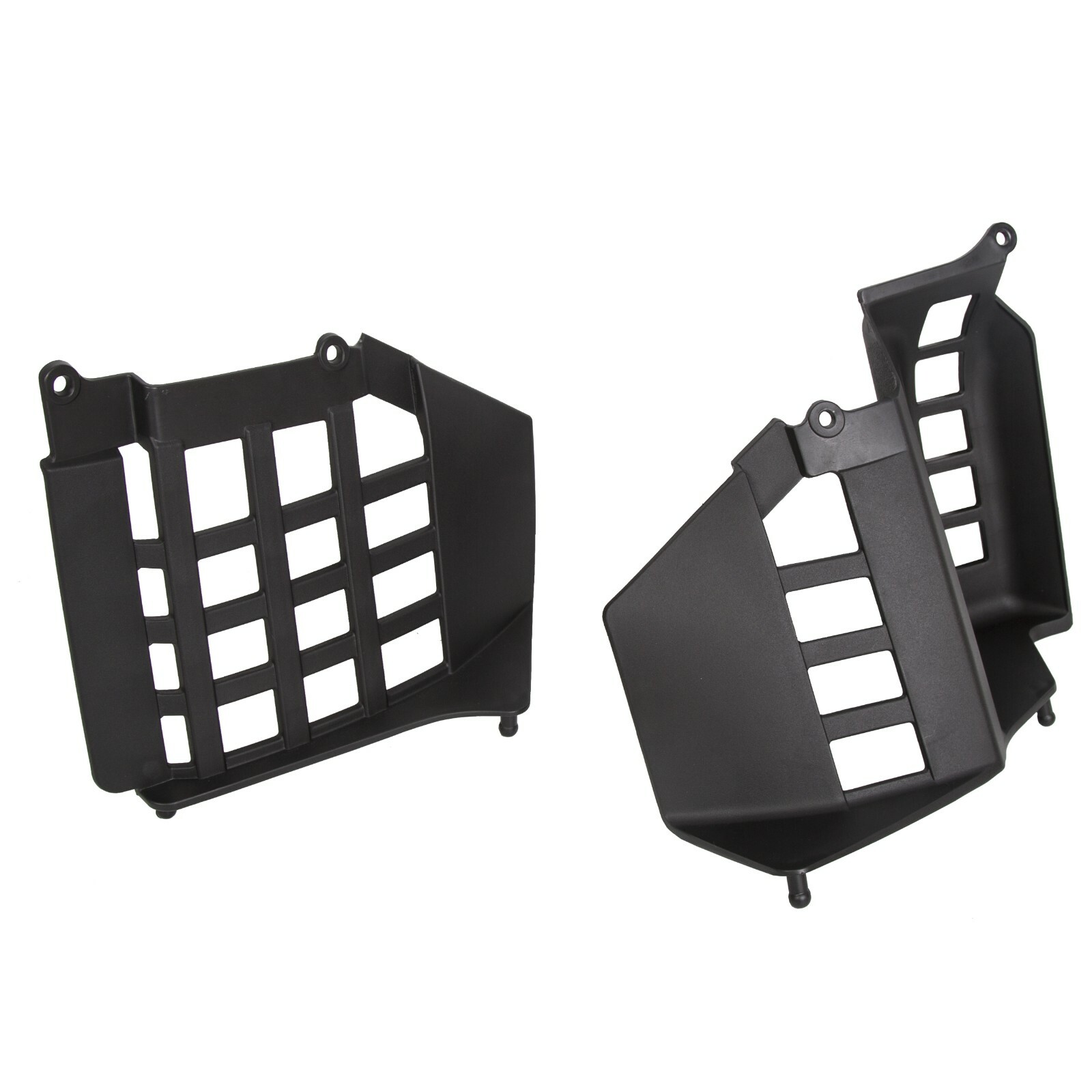 Black Heel Guards Footrest Fit Yamaha 87-06 Banshee 350 Left + Right Nerf Bars