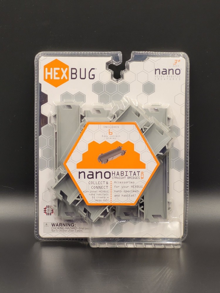 HEXBUG Nano Track 6 Piece SEALED 2010 Micro Robotic Bridges Plastic