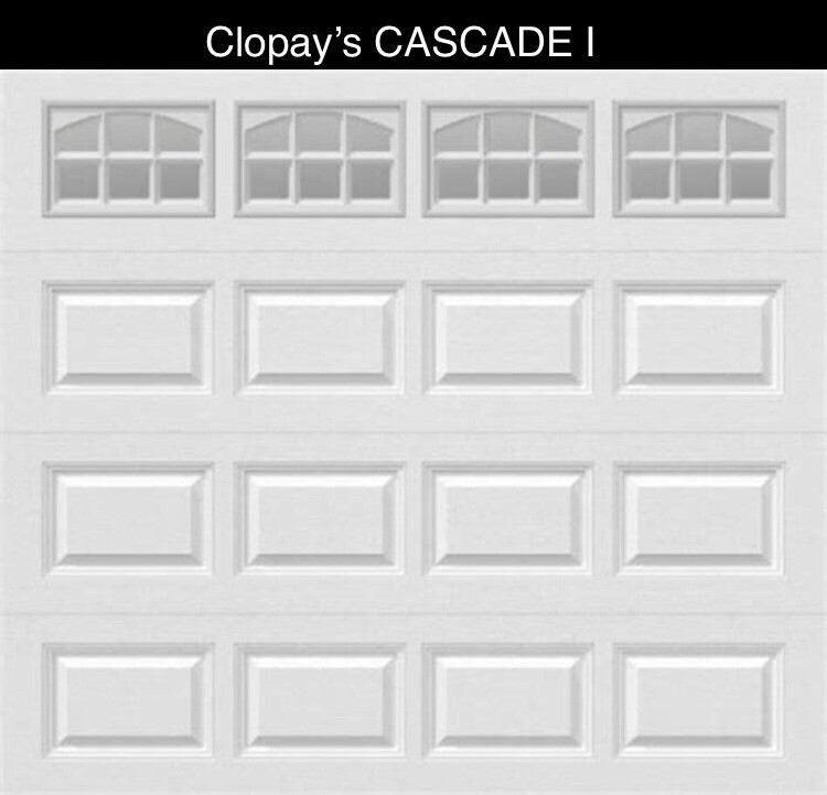 Custom Made Clopay Style CASCADE I Window Inserts 19” X 11 1/2” Laser-Cut, Set/4