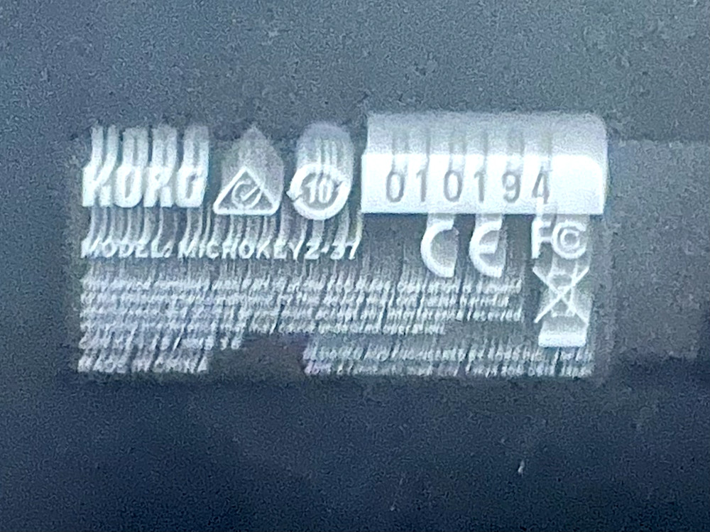 KORG MIDI Keyboard Controller microKEY2-37 USB