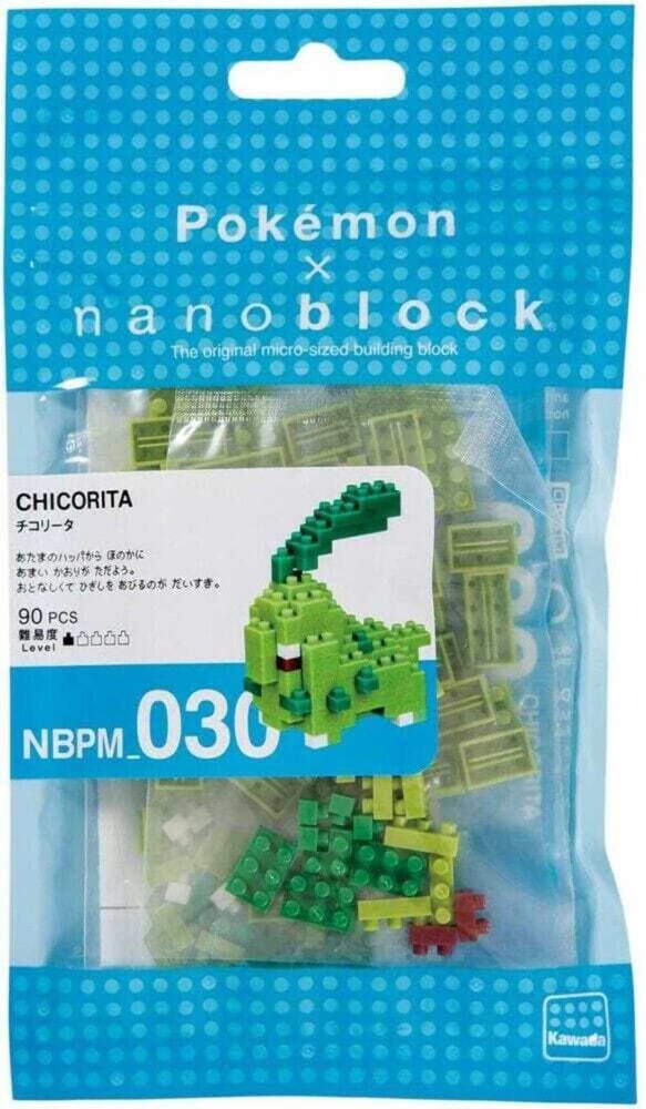 Nanoblock Pokemon Chikorita (90 PCS)
