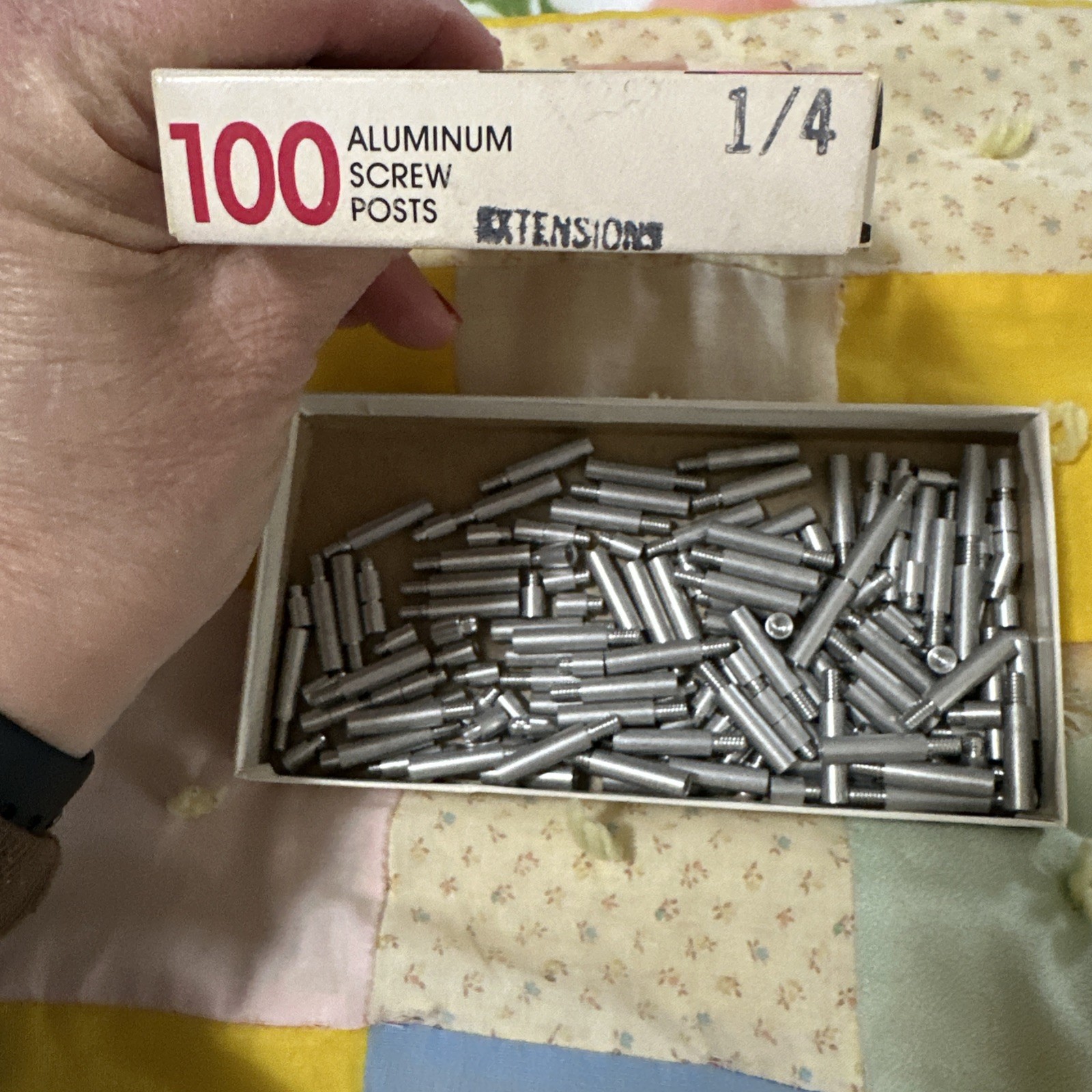 Aluminum Screw Posts Binding Charles Leonard Inc. Lot Of 3 Boxes