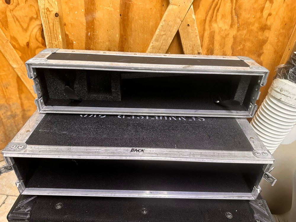 Omega 1U Single Space Wireless Microphone Rack Case #2