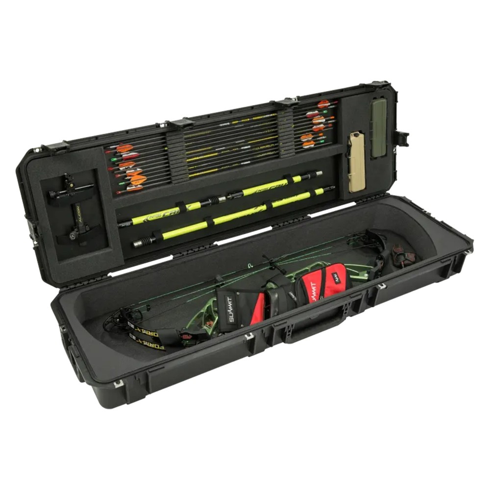 SKB iSeries Target Long Bow Case, Secure Box with Accessory Compartment, 5014-PL