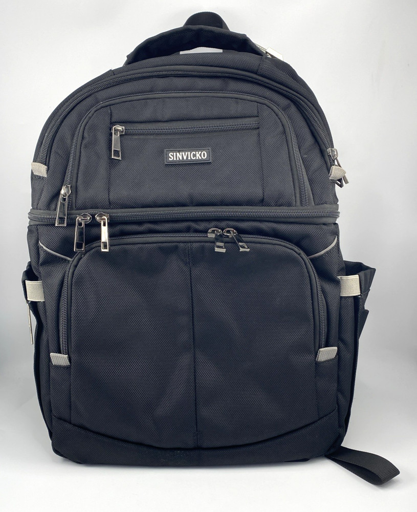 Sinvicko Multi Storage Backpack Cooler - Leak Proof - Black