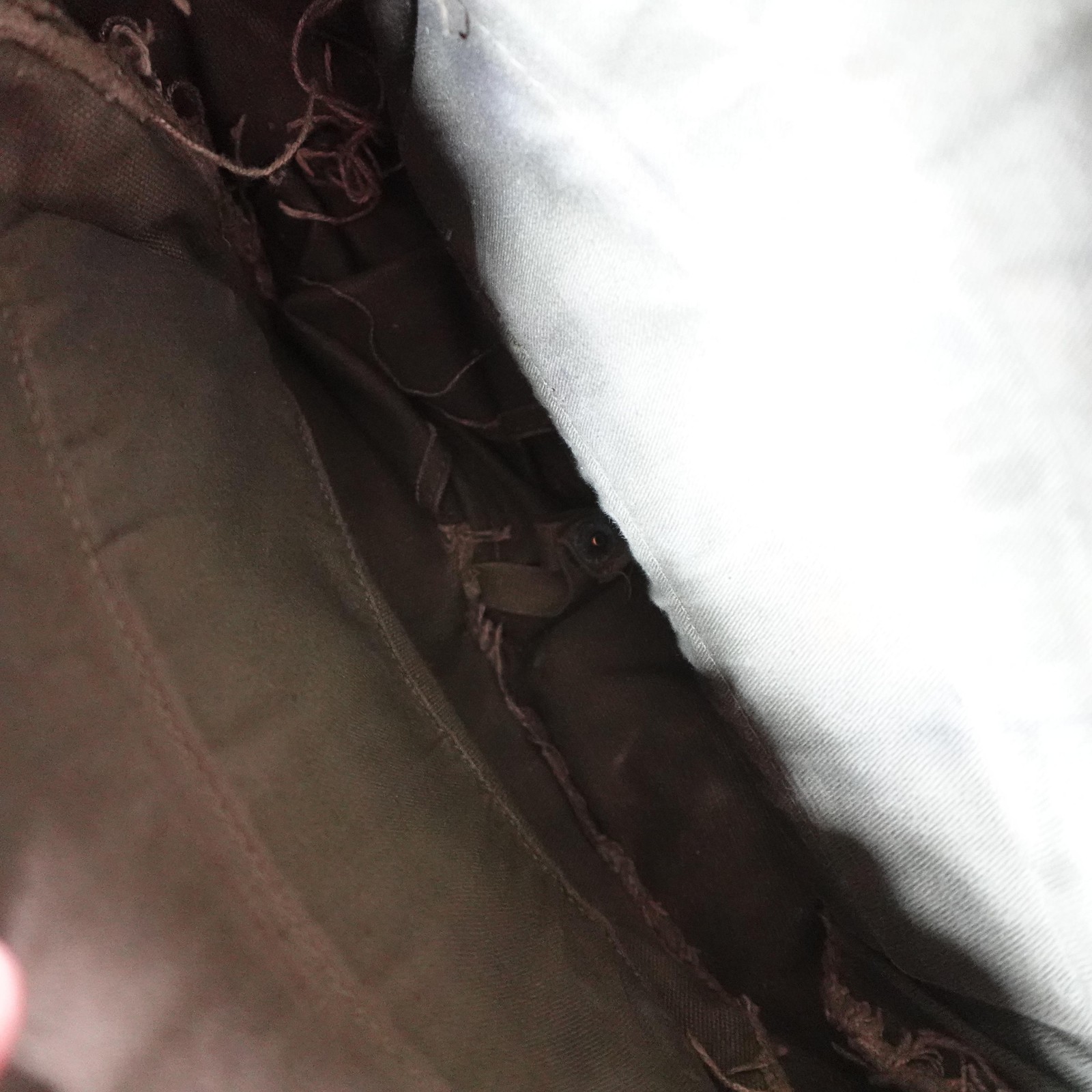 Vintage Military M-17 Field Bag Pouch Canvas OD Green Small Carry Case Gear