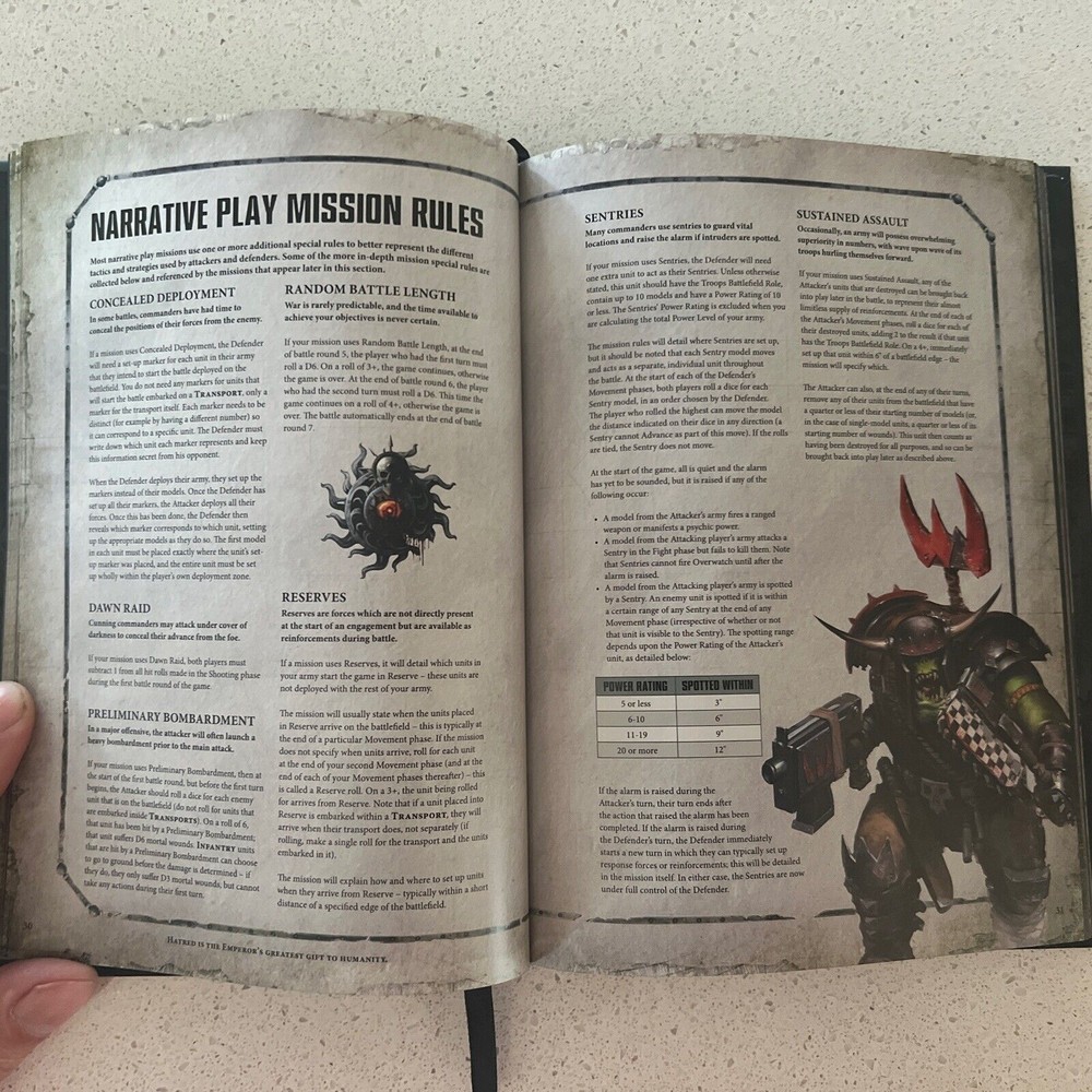 Warhammer 40k Condensed Rule