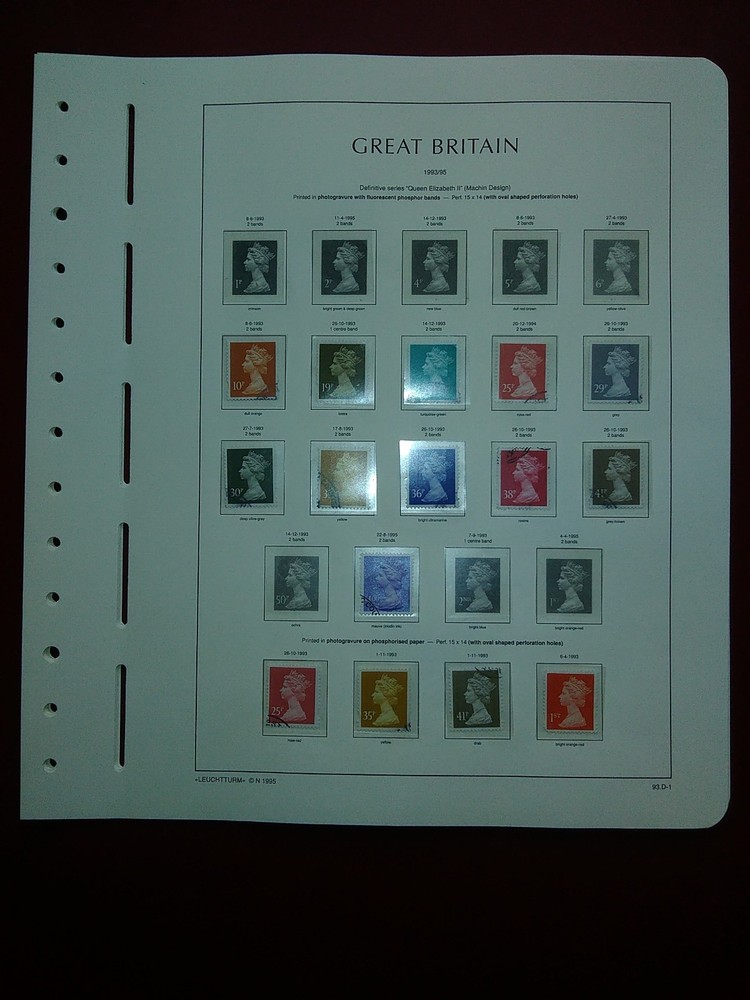 LIGHTHOUSE Hingeless Pages Great Britain Definitive  1993-1999 Used  def 1993H