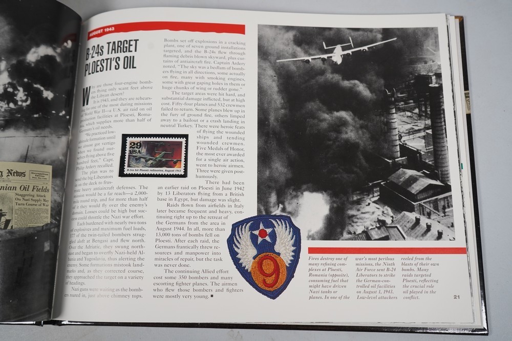 WORLD WAR II 1941-1945 COMMEMORATIVE STAMP COLLECTION BOXED SET