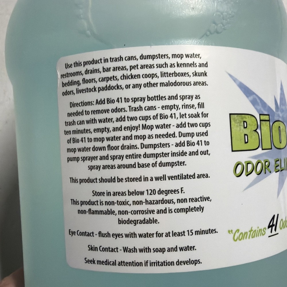 Bio 41 Odor Eliminator Concentrate Multi-Surface 1 Gallon