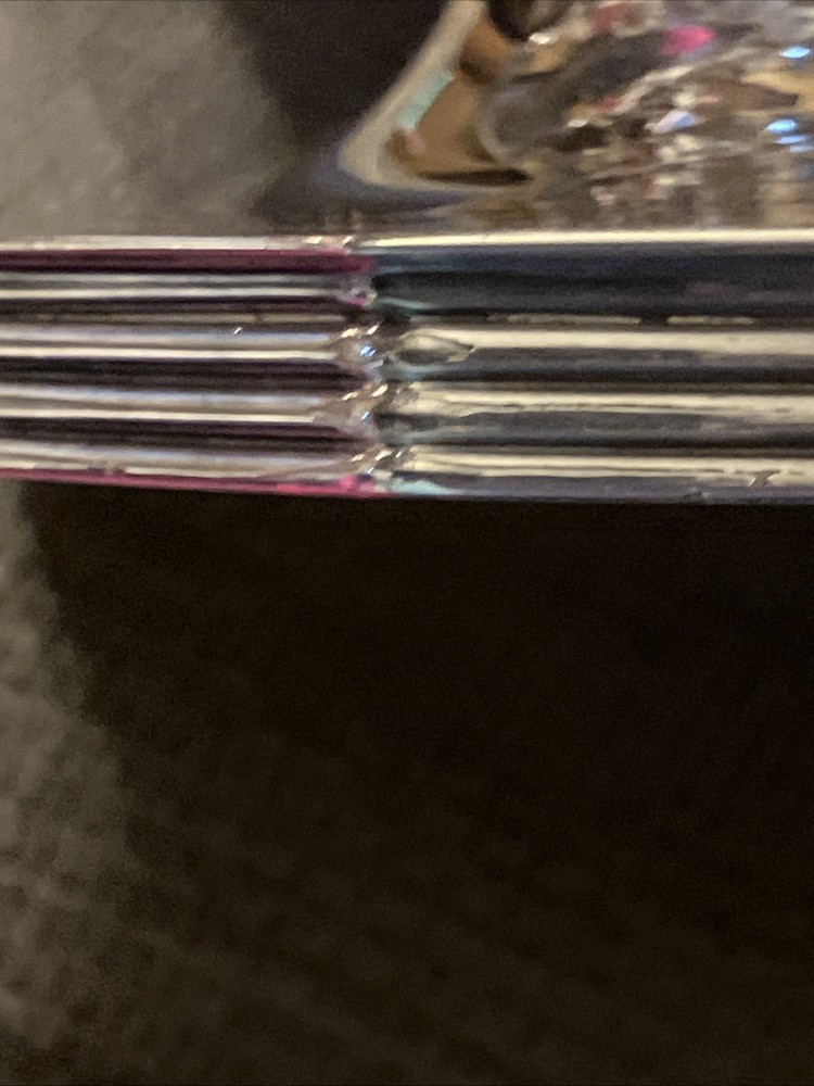 Gorham Decorative Basket w/ Handle Silver Plate #5600, 8”x6.5”x4.5”