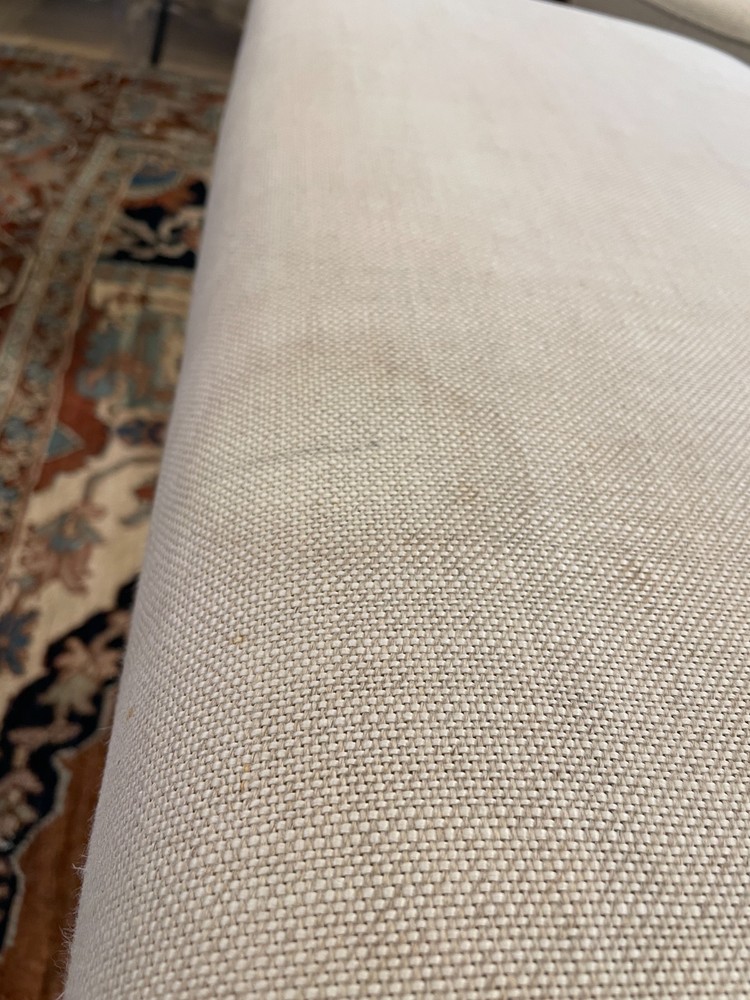 Restoration Hardware Linen Bench