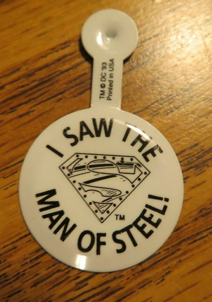 4-1993 Promo Pins DC Comics SUPERMAN
