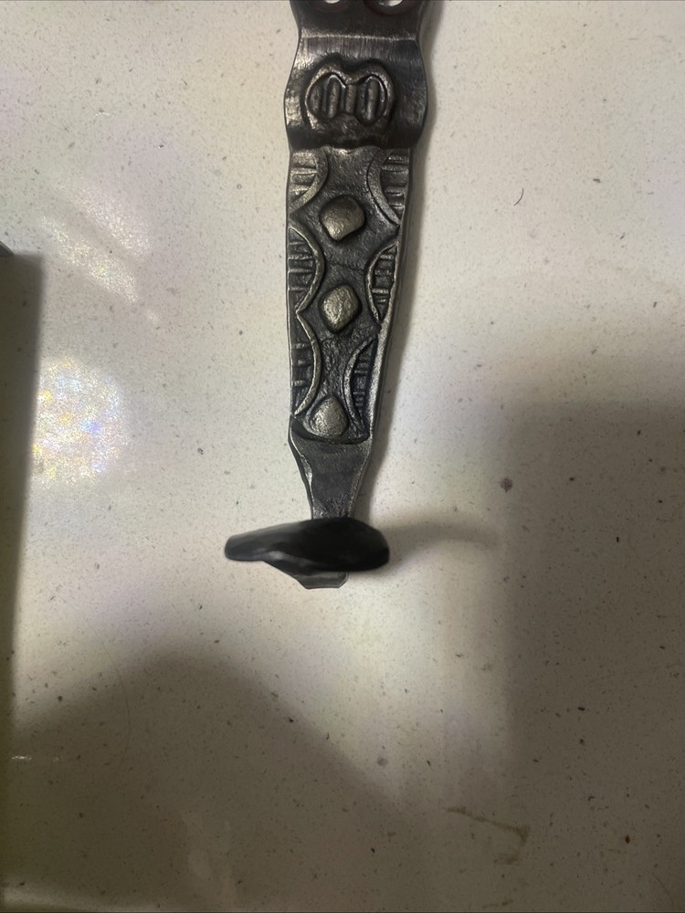 Rustic Wrought Iron Monster? Wall Hook Animal