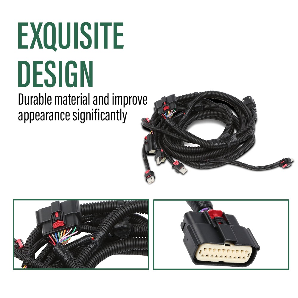 Fit For 2016-2020 Tesla Model X Front Bumper Parking Sensor Harness 1032433-00-G