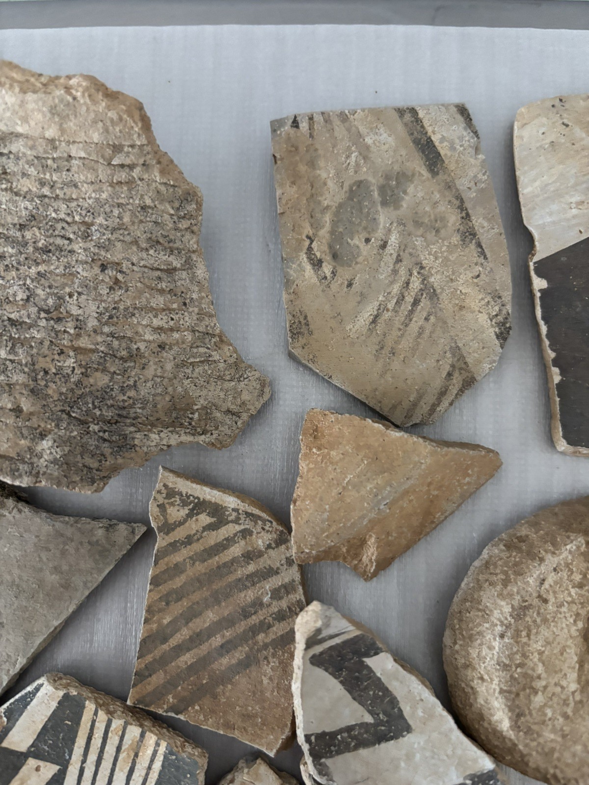 15+ Ancient Anasazi Native American 1-4” Pottery Shards Arizona L10-B FREE SHIP