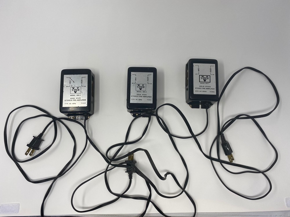 Vanco Model SPA 1 Solid State Stereo Pre - Amplifier Pre Amp 117 V 60HZ