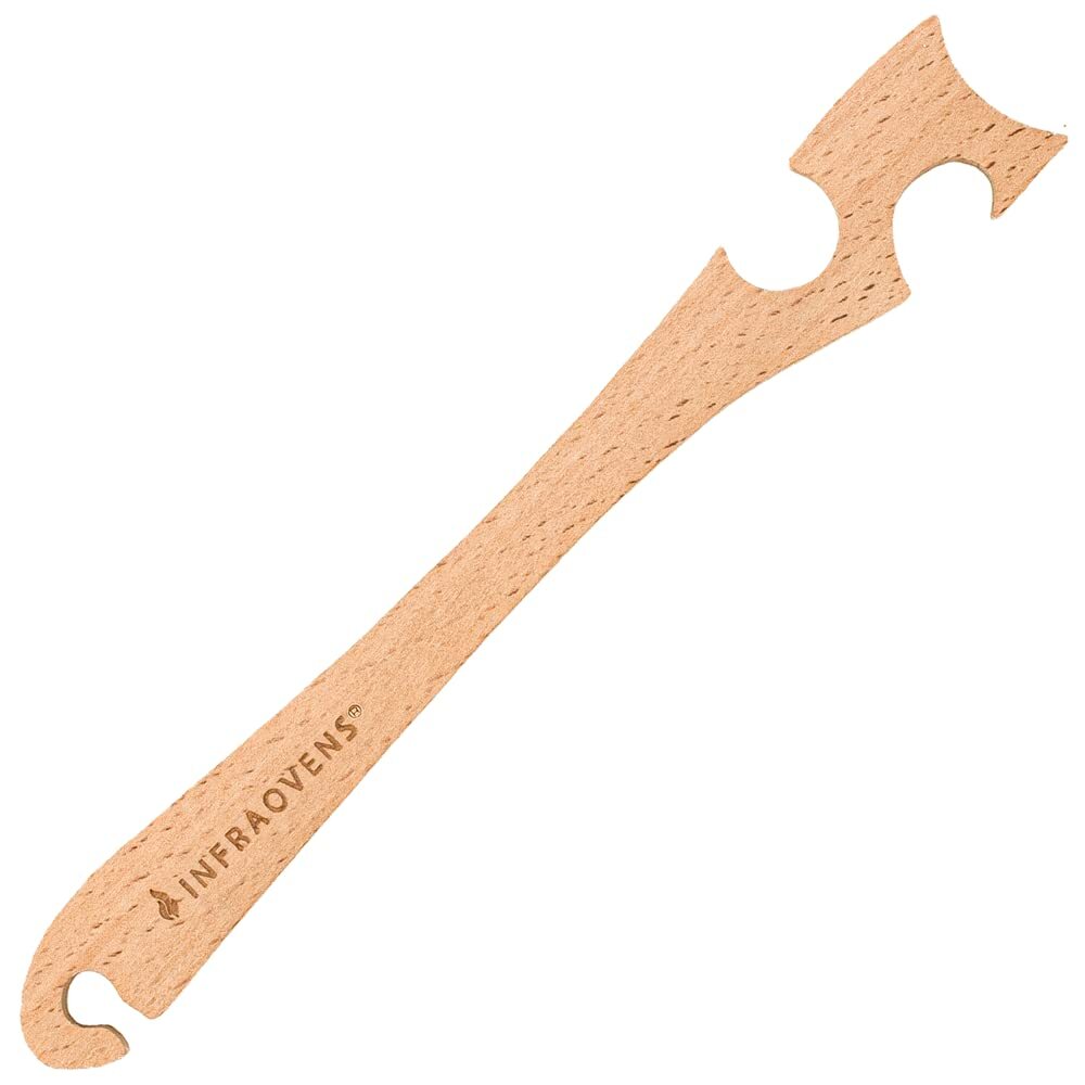 Wooden Oven Rack Puller Stick Push Pull Tool with Longer Handle Ideal for Kit...