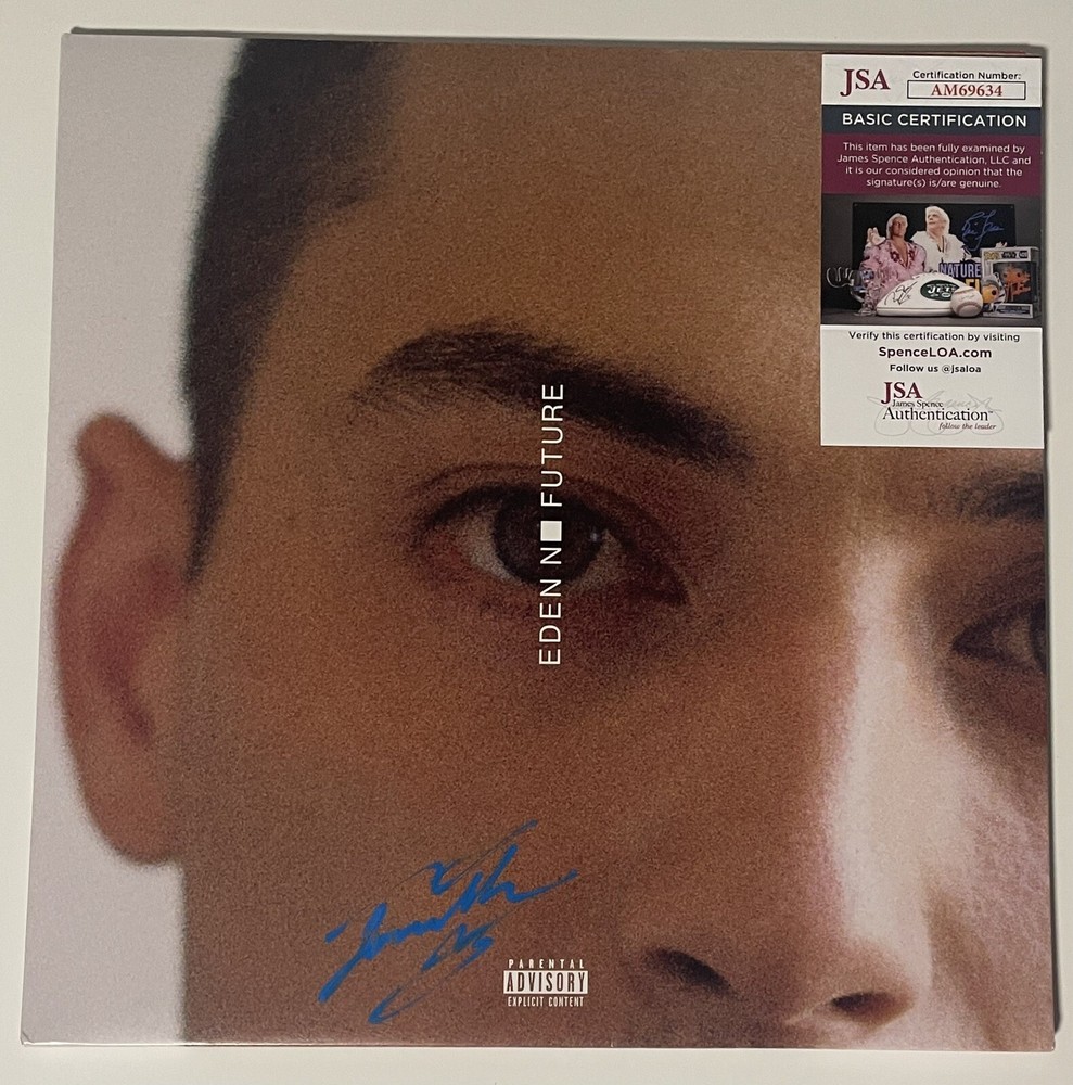 EDEN SIGNED NO FUTURE VINYL LP - JSA COA