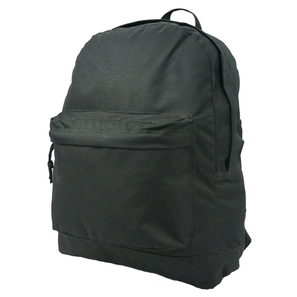 K-Cliffs Classic 16 Inch School Bag Basic Daypack Simple Book Bag