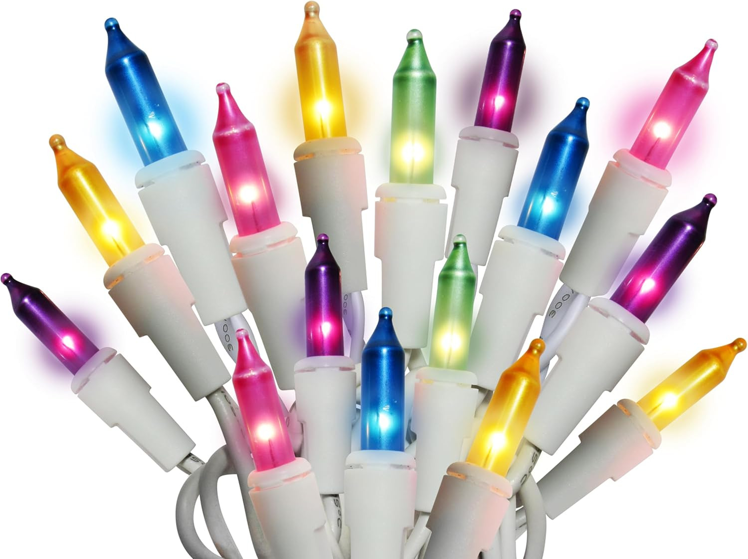 Holiday Pride Easter String Lights - 100 Count Mini Easter Lights String on Whit