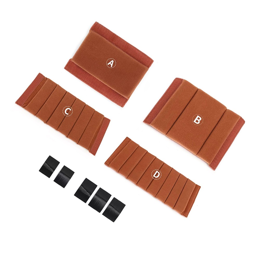 4PCS Dacron Camera Bag Case Insert Partition Divider Protection Pad Accessories
