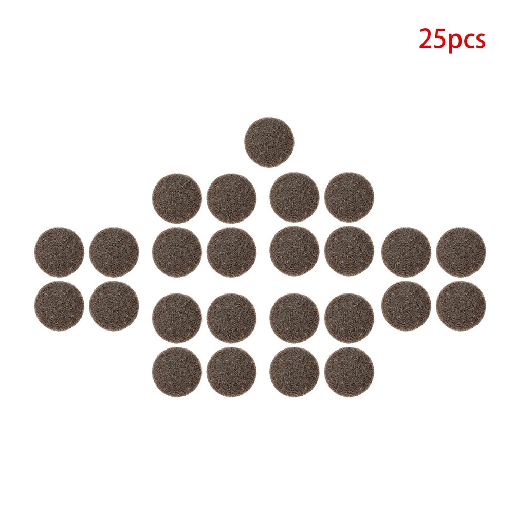 25 Pcs 2" Tan (Coarse) Prep Pad Discs Surface Conditioning Quick Change Discs