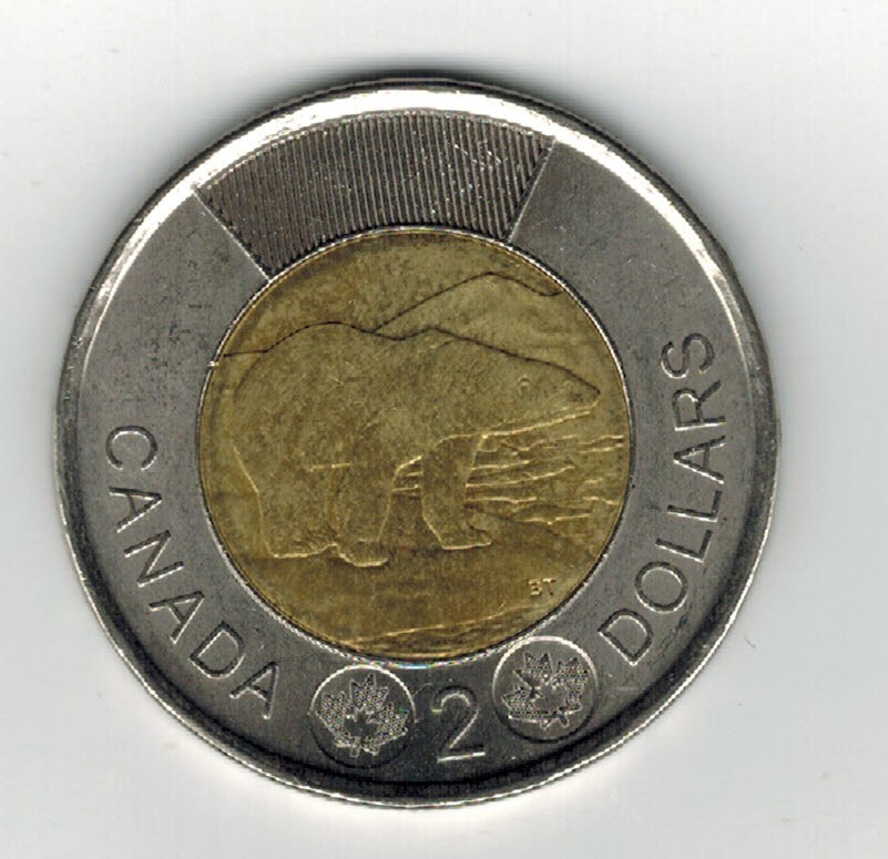 2019 16 serrations Canada Twoonie