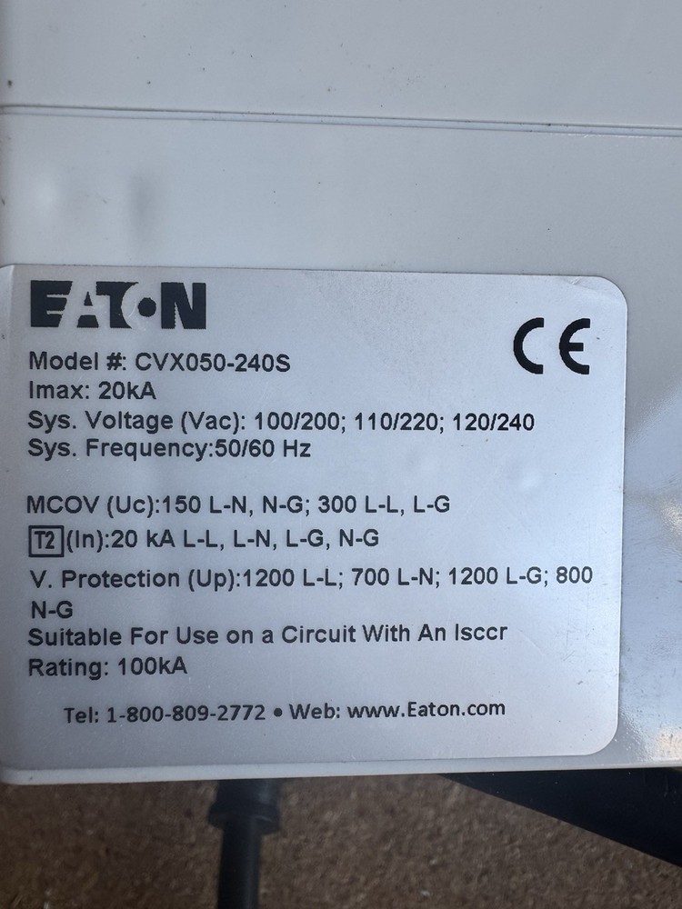 Eaton CVX050-240S Surge Protector