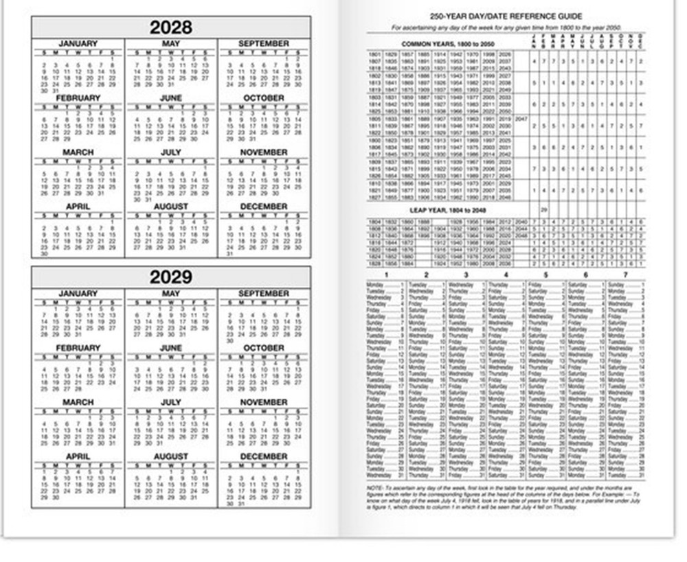Day-Timer 2026-2027, 20-Mth Advance Planner Refill, Compact, 3" x 5"