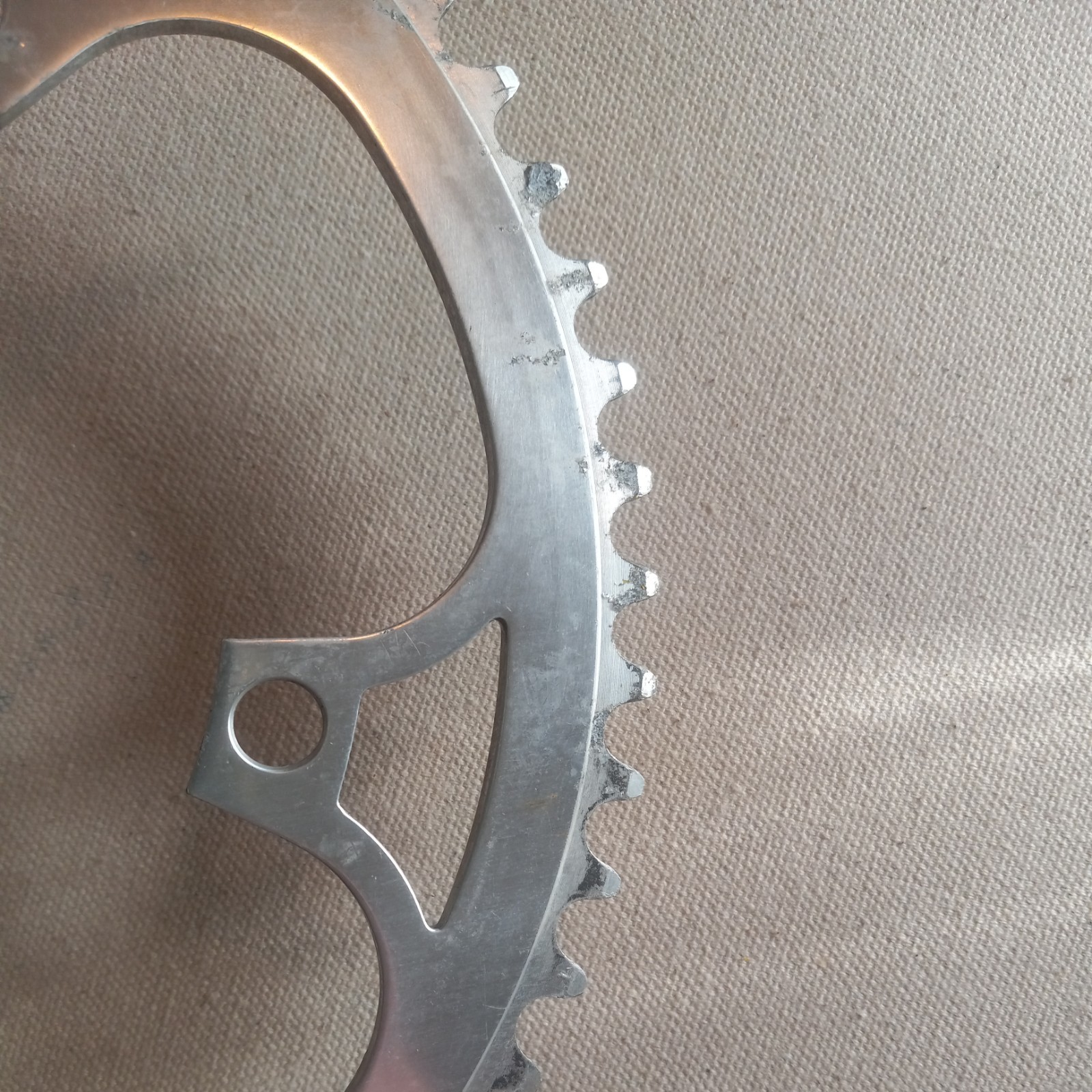 Campagnolo Super Record 57T "Patent" Chainring, Vintage