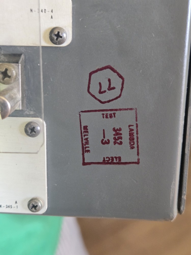 Lambda LK-345 A Fm Regulated Power Supply