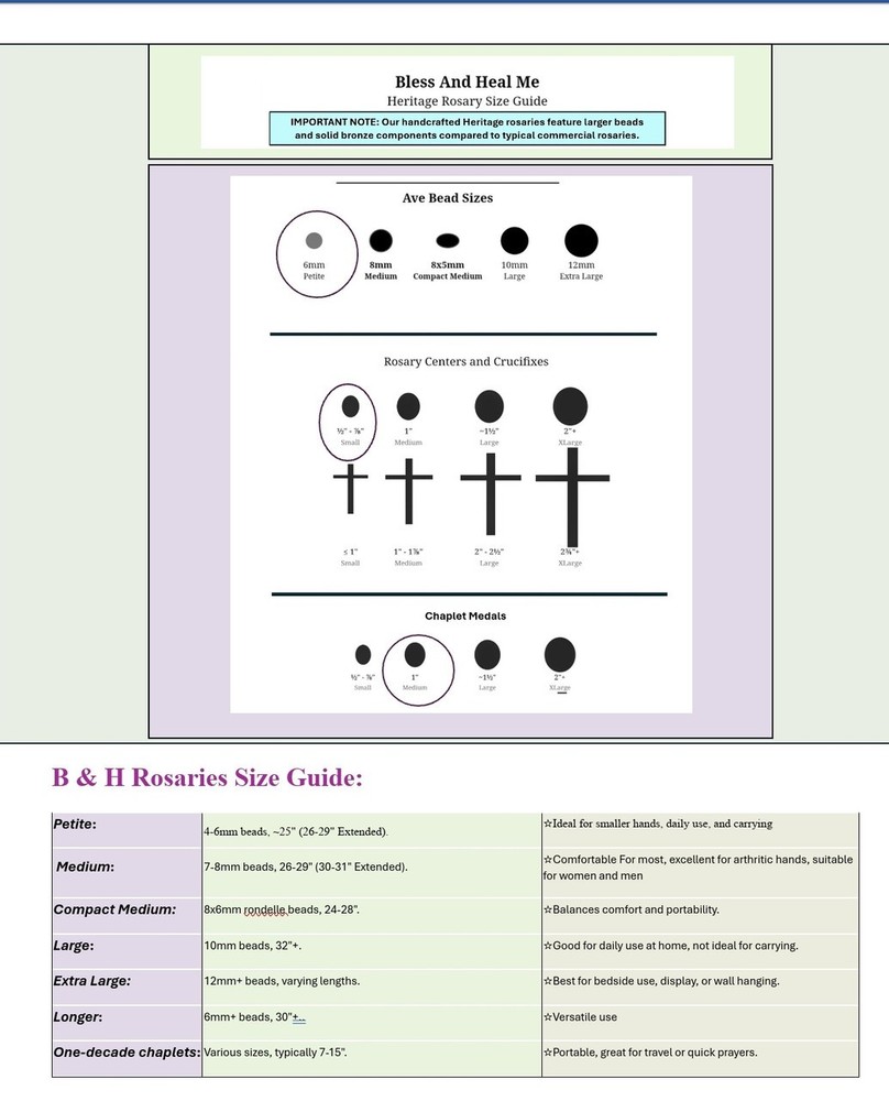 Archangel Michael & Raphael 40 Beads Chaplet | Bronze | Prehnite | Petite