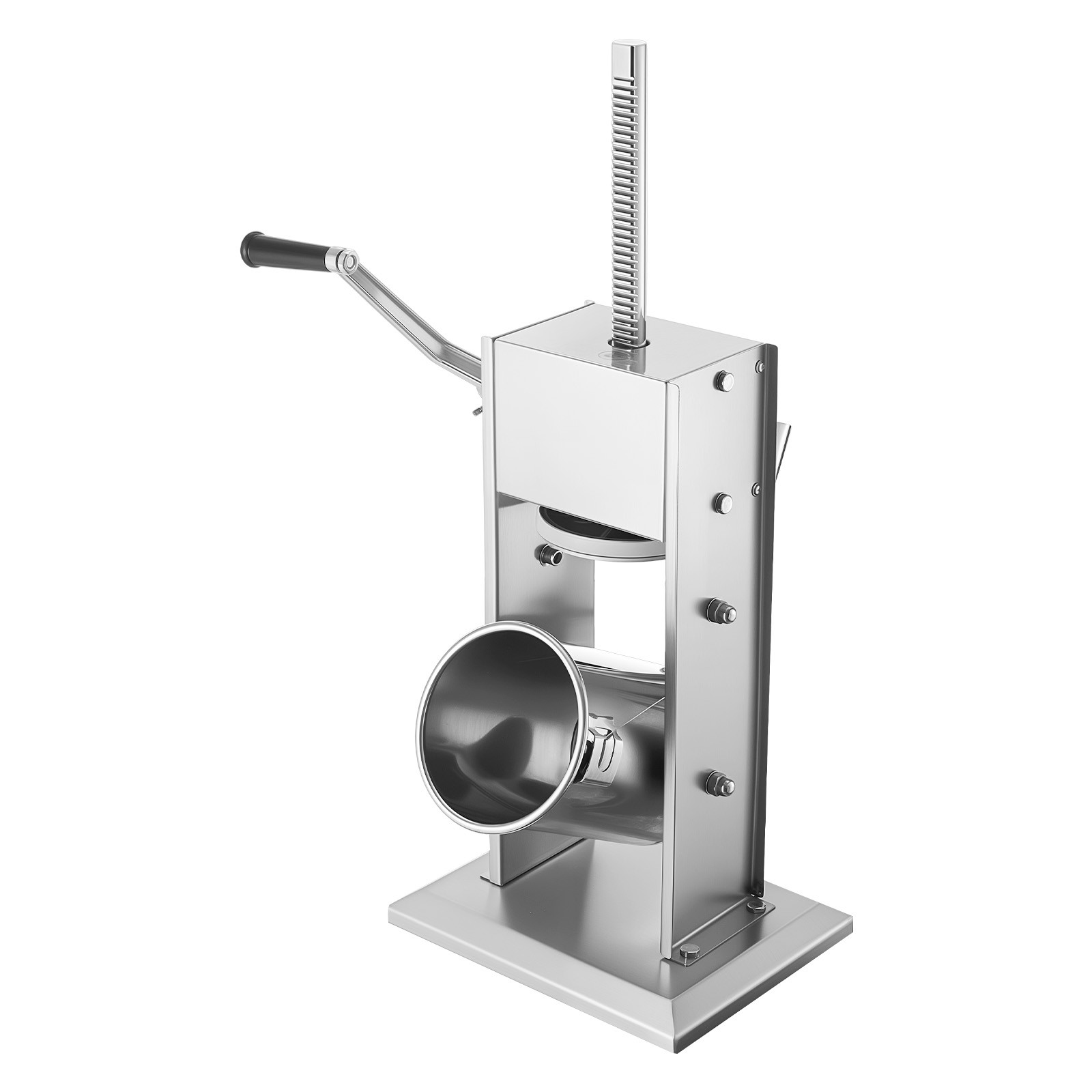 VEVOR Manual Sausage Stuffer 7 LBS / 3 L Dual-Speed Meat Stuffer with 5 Tubes