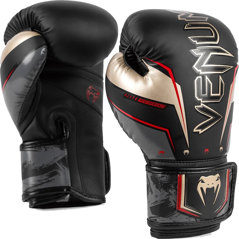 Venum Elite EVO Hook and Loop Boxing Training Gloves