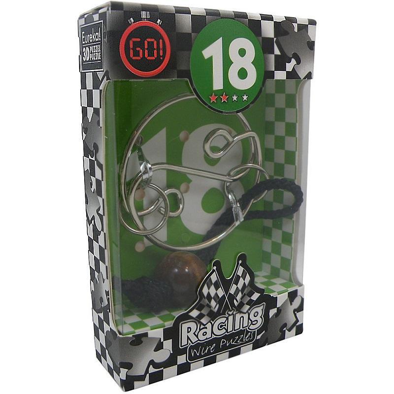 Racing Wire No. 18 - String Brainteaser Metal Puzzle
