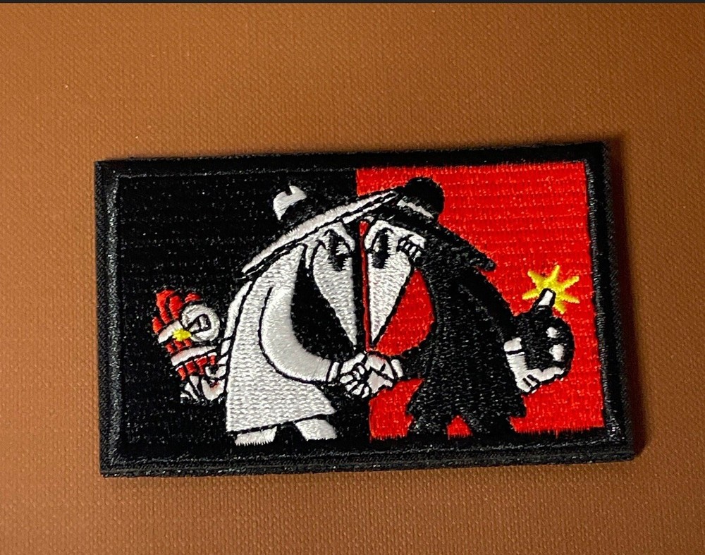 Spy VS Spy Tactical Gun Patch, Classic Video Game Morale Patch Hook Backed