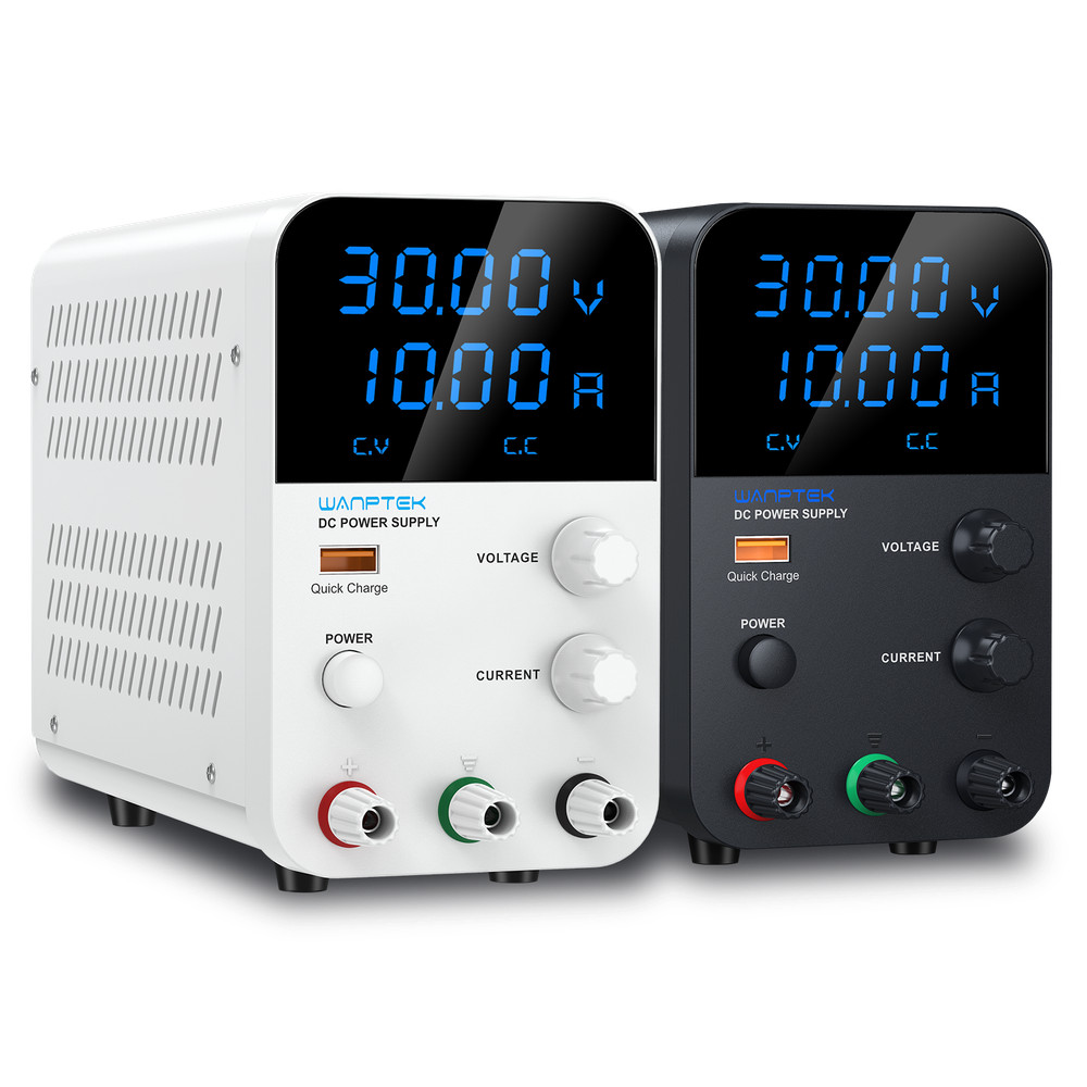 DC Adjustable 0-30V 10A Lab Power Supply Variable High Precision Bench Switching