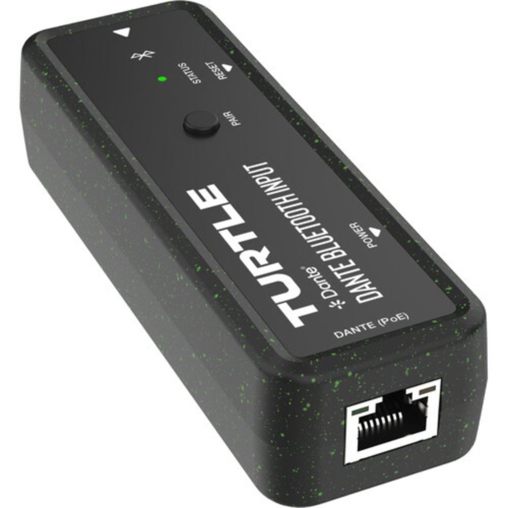 Turtle AV Dante Dual-Channel Bluetooth Input Adapter