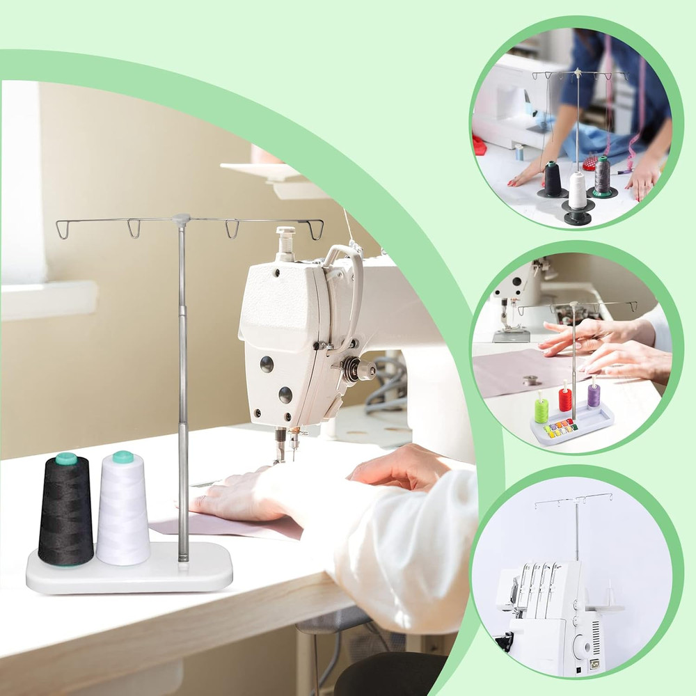 Adjustable Cone Thread Stand Spool Holder for Sewing Embroidery Machine
