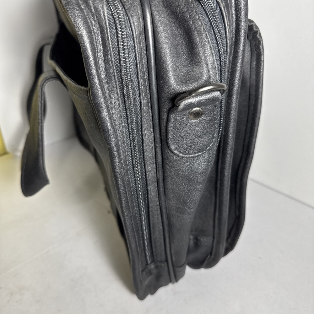 microsoft tote carry on sql server as shown very rare htf leather