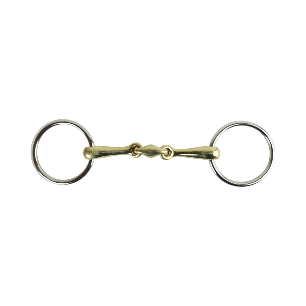 AK Loose Ring Lozenge with Angled Shape in German Silver