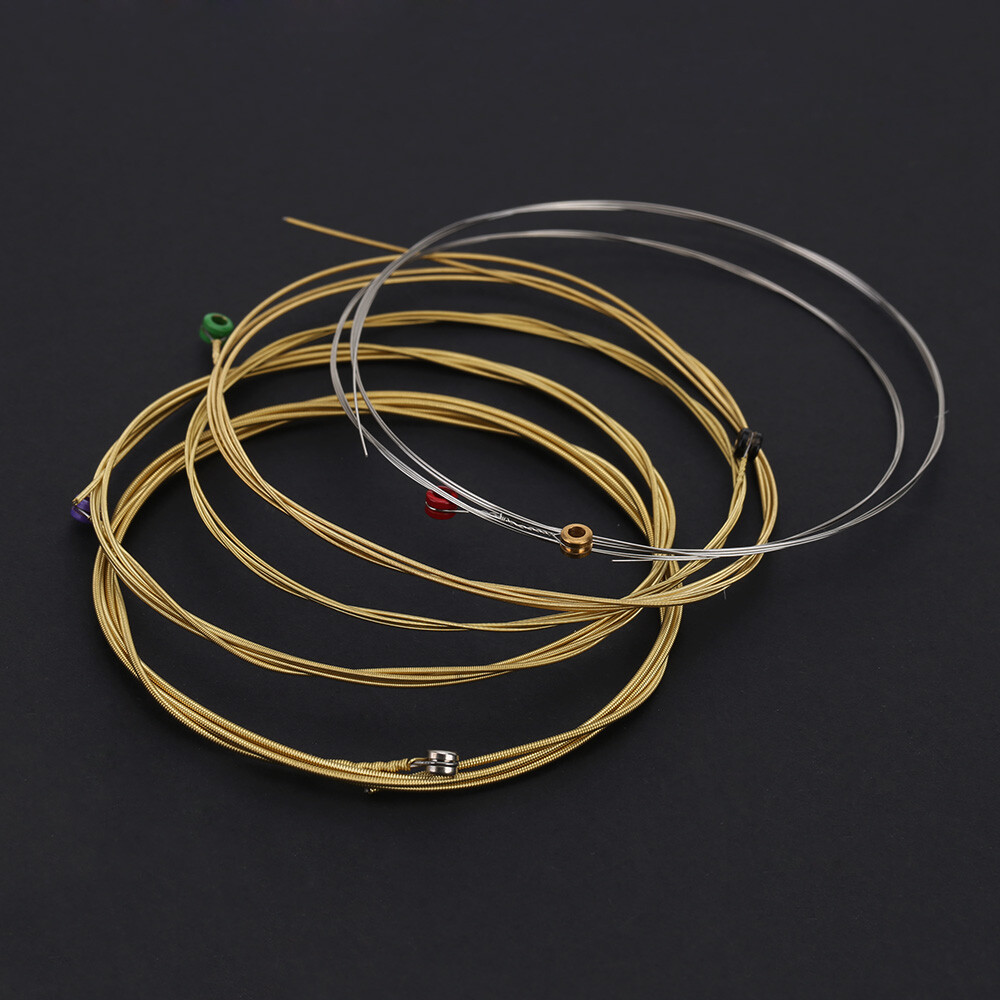 10 Sets Orphee TX620 6pcs/Set Acoustic Guitar Strings Extra Light Tension M6R0
