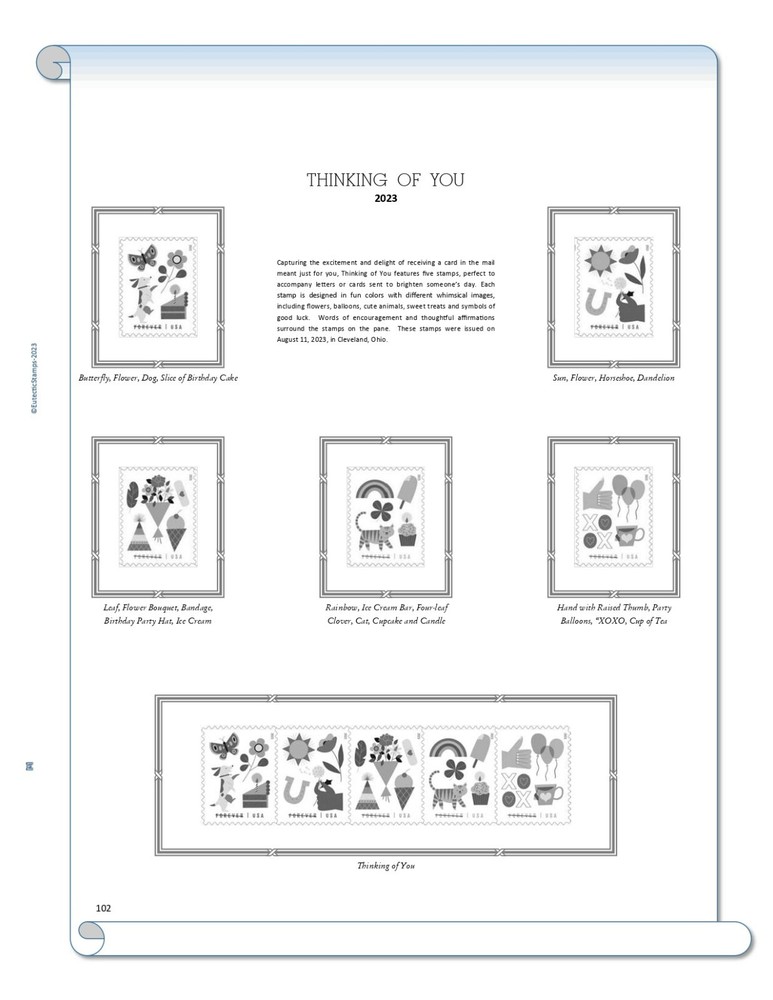2023 U.S. Commemorative Singles COMPLETE Supplement (White Ace Alternative)