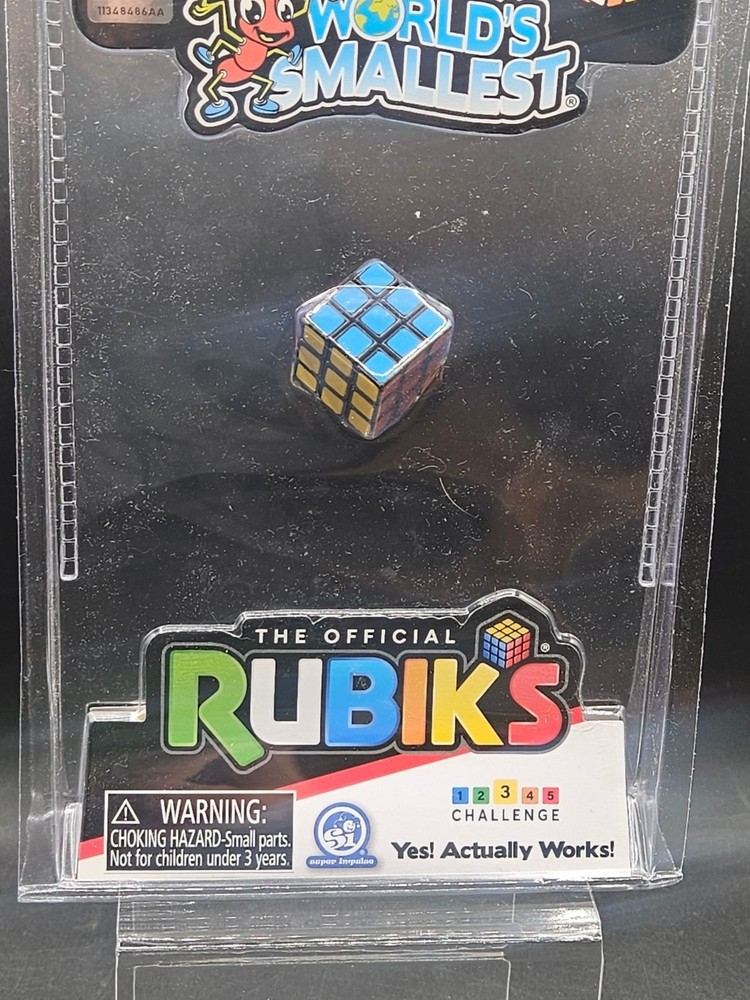 Worlds Smallest Rubiks Cube Official Super Impulse Puzzle