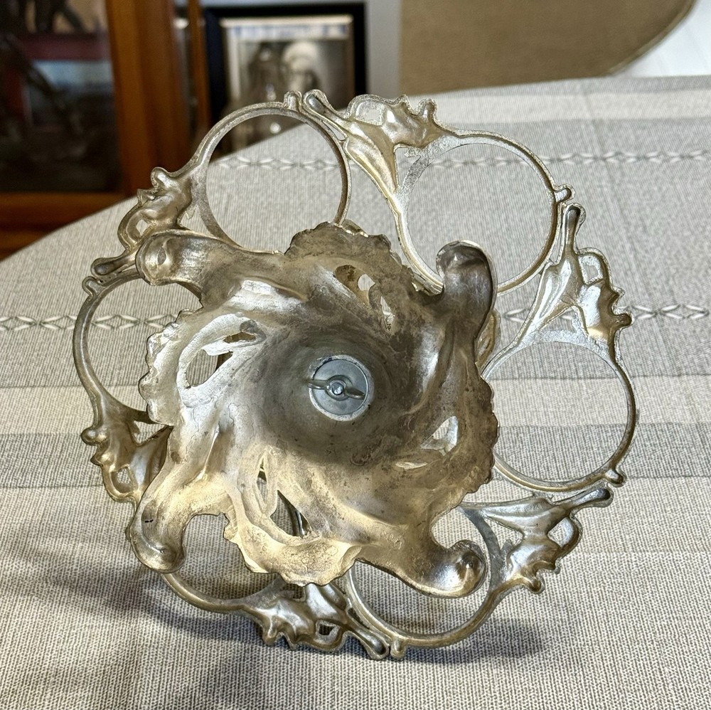 Vintage Silver 6 Piece Caster Set Frame