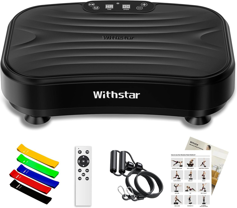 Vibration Plate Exercise Machine,Power Waver Vibration Plate Platform for Lympha