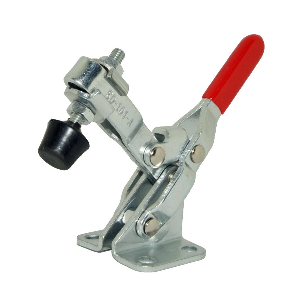 XRPAOWA 4 Pcs Vertical Hand Tool 101-A Quick-Release Toggle Silver & Red