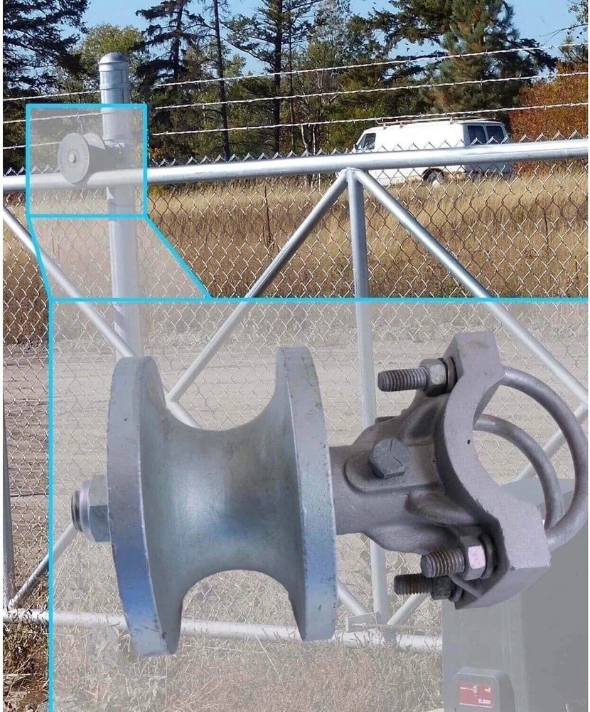 Cantilever Sliding Gate Roller for 3" Post 2-3/8" Chain Link Fence Gate Frame